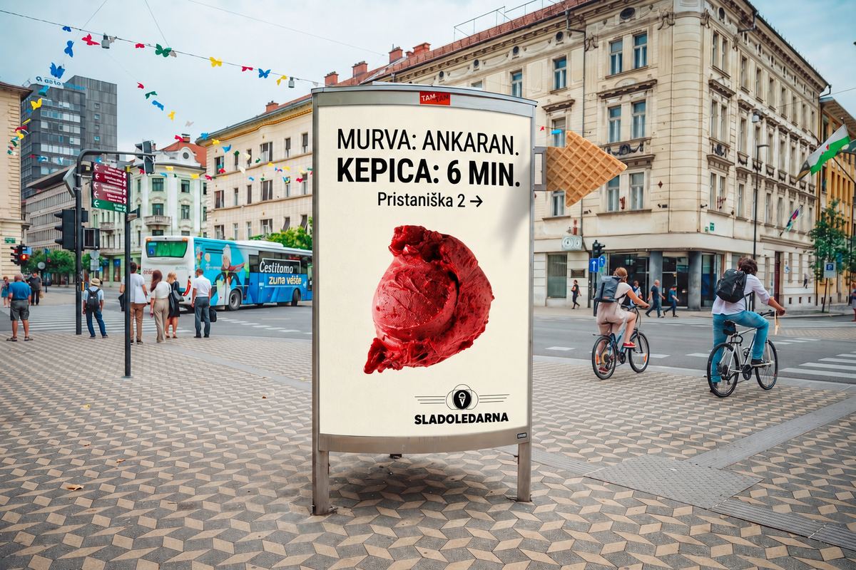 OOH predlog Blizu izvora, blizu kepice
